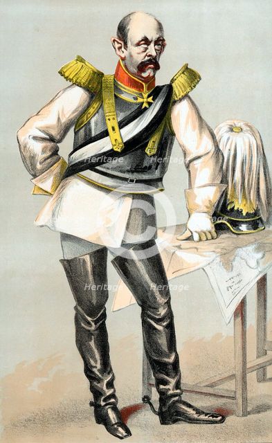 Count Otto von Bismarck, Prusso-German statesman, 1870. Artist: Unknown