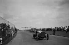 Count Louis Zborowski driving Chitty Bang Bang 1 to win the Southsea Speed Carnival, 1922. Artist: Bill Brunell
