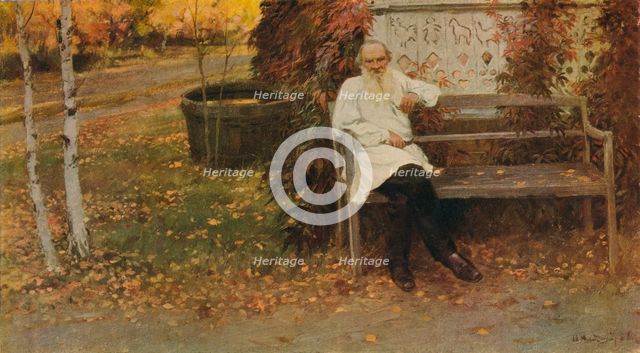 'Count Leo N. Tolstoi', c1909, (1911). Artist: Ivan Alekseyevich Vladimiroff.