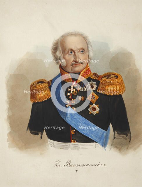 Count Ludwig Adolf Peter of Sayn-Wittgenstein-Ludwigsburg (1769-1843), 1839.