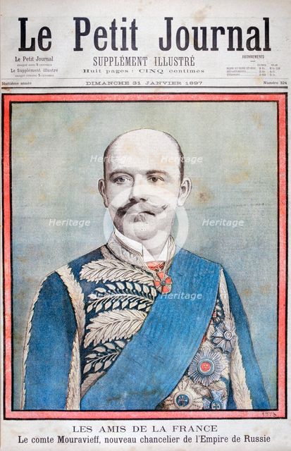 Count Mouravieff, Minister of Foreign Affairs of Russia, 1897. Artist: Henri Meyer