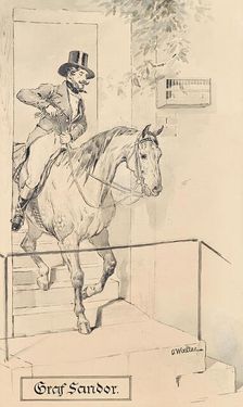 Count Sandor, around 1890/1900. Creator: Ottokar Walter