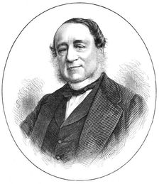 Count Sclopis, President of the Geneva Court of Arbitration, 1872. Creator: Unknown