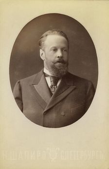 Count Serge Vitte, half-length portrait, facing right, between 1880 and 1886. Creator: Unknown