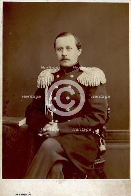 Count Paul Andreyevich Shuvalov, Russian soldier and statesman, c1860s-c1870s. Artist: Sergei Levitsky