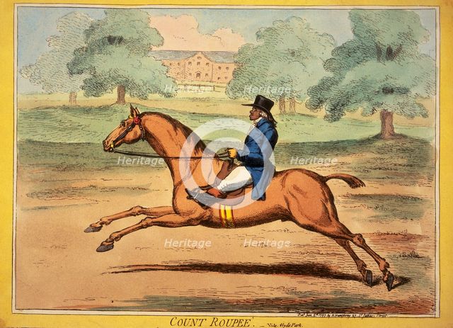 'Count Roupee', 1797. Creator: James Gillray.