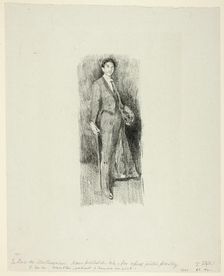 Count Robert de Montesquiou, 1894. Creator: Beatrix Godwin Whistler
