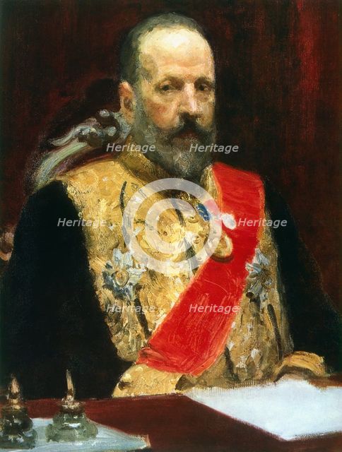 Count Witte, Russian statesman, c1901-1903. Artist: Il'ya Repin
