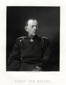 Count von Moltke, (1800-1891), famous German Field Marshal, 19th century. Artist: W Holl