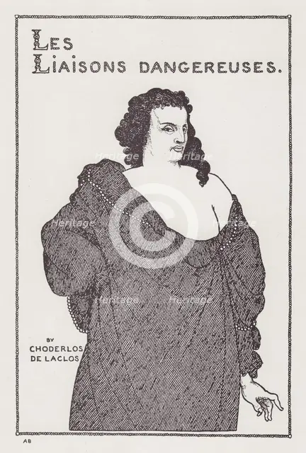 Count Valmont, from The Savoy No. 8, 1896. Creator: Aubrey Beardsley.