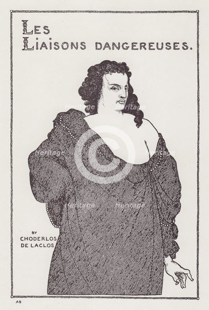 Count Valmont, from The Savoy No. 8, 1896. Creator: Aubrey Beardsley.