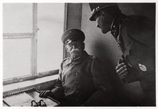 Count Zeppelin and Captain Macher on board Zeppelin L30, 1916 (1933)