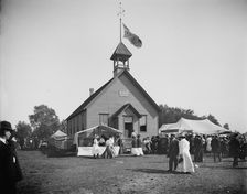 County fair, St. John Baptist Church of England, probably St. Clair Flats, Mich., c1900-1920. Creator: Unknown