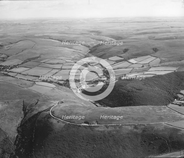 County Gate and Cosgate Hill, Exmoor, Devon, 1952. Artist: RAF photographer.