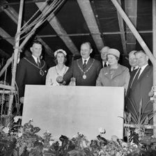 County Hall, A6352, Aykley Heads, Durham, County Durham, 03/08/1960. Creator: John Laing plc