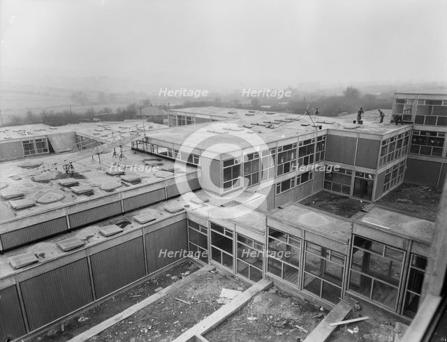 County High School, Gedling Road, Arnold, Gedling, Nottinghamshire, 23/02/1959. Creator: John Laing plc.