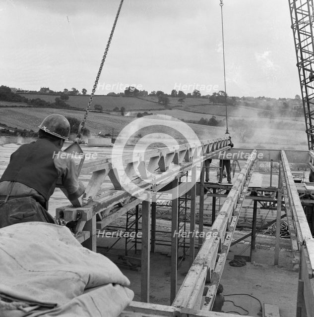 County High School, Gedling Road, Arnold, Gedling, Nottinghamshire, 12/09/1958. Creator: John Laing plc.