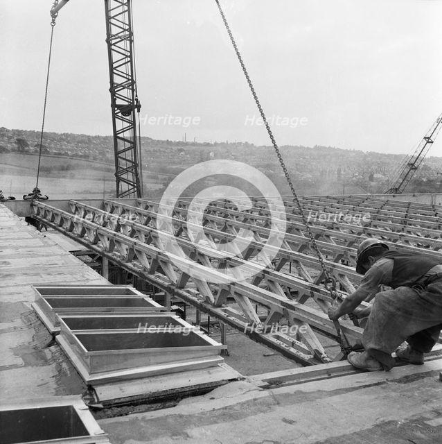 County High School, Gedling Road, Arnold, Gedling, Nottinghamshire, 12/09/1958. Creator: John Laing plc.