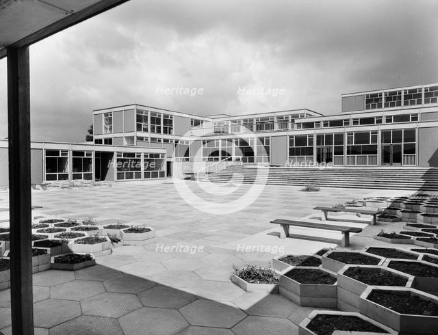 County High School, Gedling Road, Arnold, Gedling, Nottinghamshire, 29/07/1959. Creator: John Laing plc.