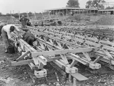 County High School, Gedling Road, Arnold, Gedling, Nottinghamshire, 30/08/1958. Creator: John Laing plc
