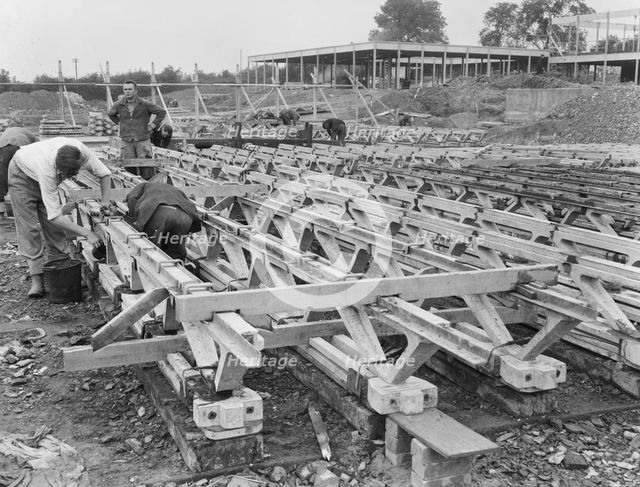 County High School, Gedling Road, Arnold, Gedling, Nottinghamshire, 30/08/1958. Creator: John Laing plc.