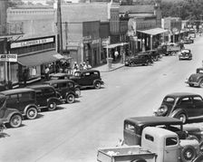 County seat of Hale County, Alabama, 1936. Creator: Walker Evans