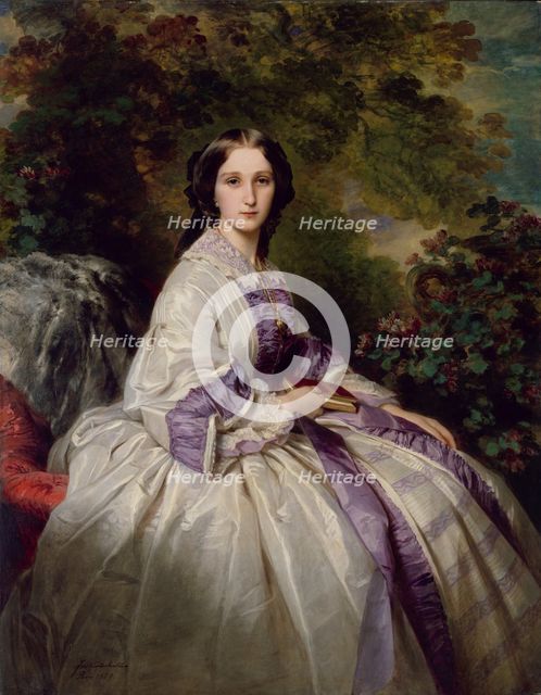 Countess Alexander Nikolaevitch Lamsdorff (Maria Ivanovna Beck, 1835-1866), 1859. Creator: Franz Xaver Winterhalter.
