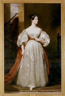 Countess Augusta Ada Lovelace (1815-1852), English mathematician and writer. Artist: Margaret Carpenter