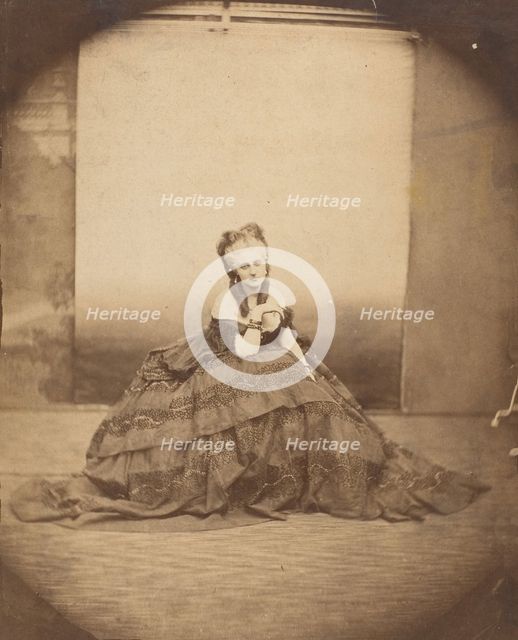 [Countess de Castiglione], 1858. Creator: Pierre-Louis Pierson.