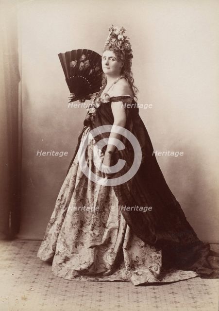 [Countess de Castiglione, from Série des Roses], 1895. Creator: Pierre-Louis Pierson.