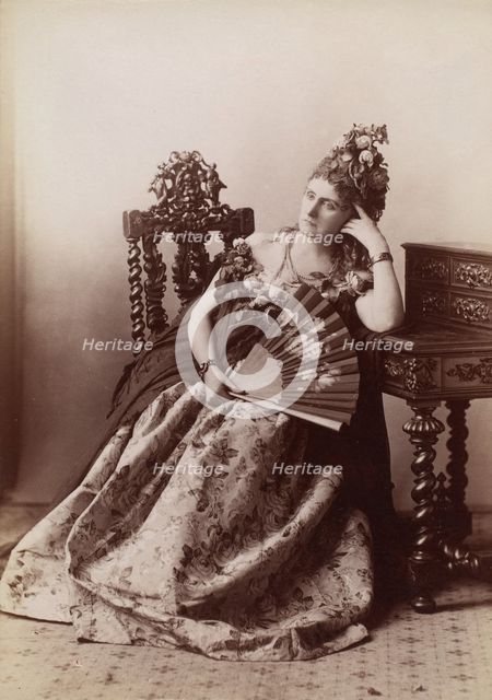 [Countess de Castiglione, from Série des Roses], 1895. Creator: Pierre-Louis Pierson.