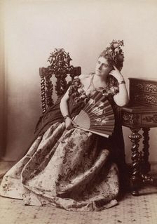 [Countess de Castiglione, from Série des Roses], 1895. Creator: Pierre-Louis Pierson