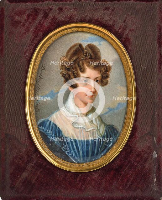 Countess  Emilie Troubetzkoy, née Princess zu Sayn Wittgenstein (1801-1869), 1828. Creator: Anonymous.