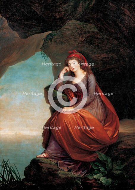 Countess Maria Josepha Hermengilde Esterházy, née Princess von und zu Liechtenstein (1768-1845), 1793. Artist: Vigée-Lebrun, Marie Louise Elisabeth (1755-1842)