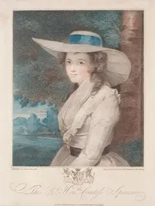 Countess Spencer, 1787. Creator: Francesco Bartolozzi (British, 1727-1815)