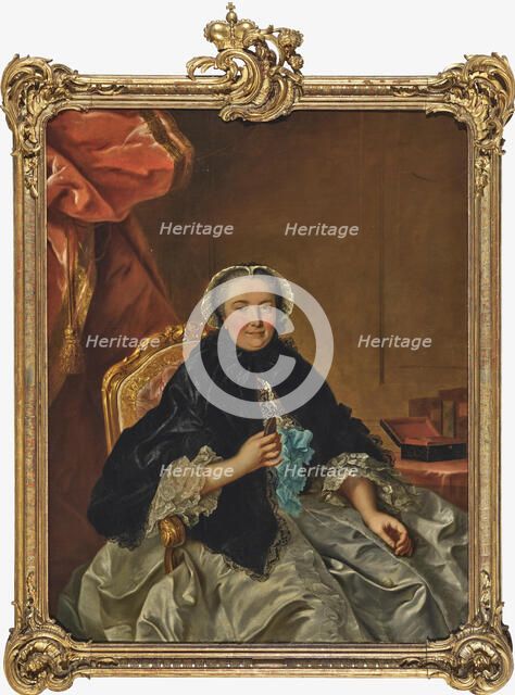 Countess Palatine Caroline of Nassau-Saarbrücken (1704-1774). Creator: Tischbein, Johann Heinrich, the Elder (1722-1789).