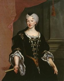 Countess Palatine Dorothea Sophie of Neuburg (1670-1748), Duchess of Parma, c1727. Creator: Piane (Il Mulinaretto), Giovanni Maria delle (1660-1745)