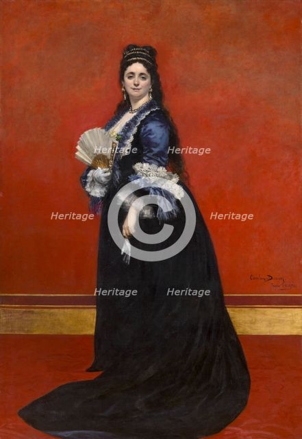 Countess Rattazzi, née Maria-Laetitia Bonaparte-Wyse, 1872. Creator: Charles Emile Auguste Carolus-Duran.