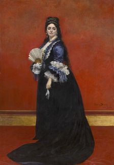 Countess Rattazzi, née Maria-Laetitia Bonaparte-Wyse, 1872. Creator: Charles Emile Auguste Carolus-Duran