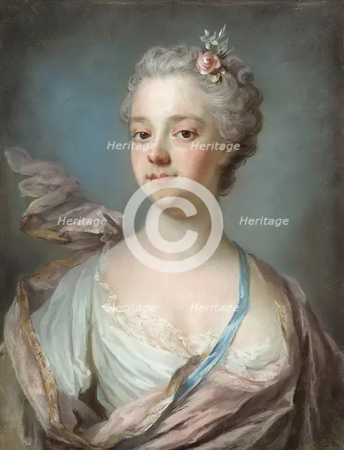 Countess Ulrika Eleonora von Fersen, at the latest 1765-1770. Creator: Gustaf Lundberg.