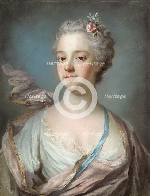Countess Ulrika Eleonora von Fersen, at the latest 1765-1770. Creator: Gustaf Lundberg.