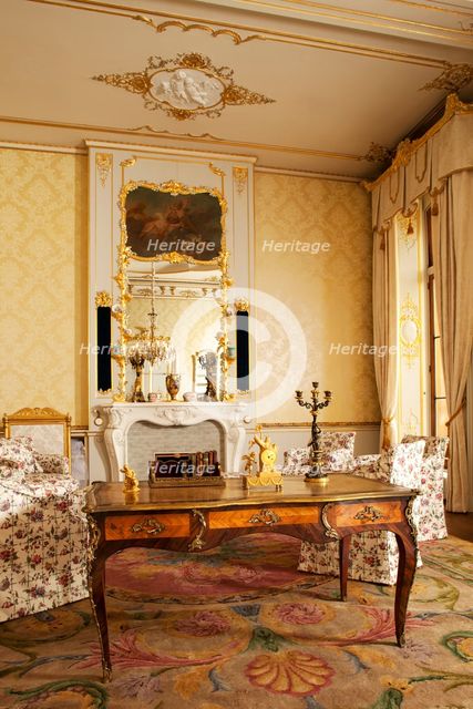 Countess's Sitting Room, Wrest Park House, Silsoe, Bedfordshire, c2010-c2017. Artist: Patricia Payne.