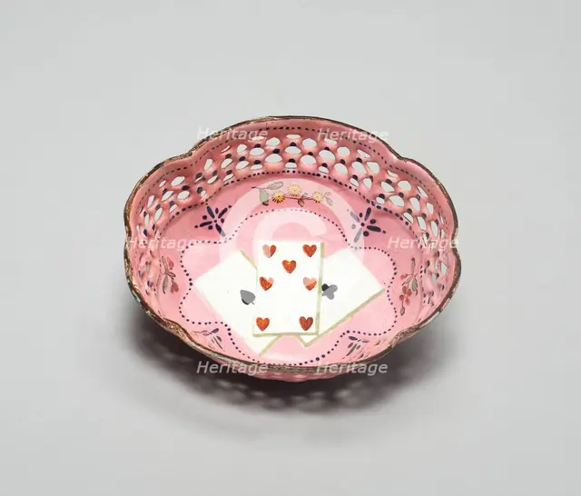 Counter Tray, South Staffordshire, c. 1790. Creator: Staffordshire Potteries.