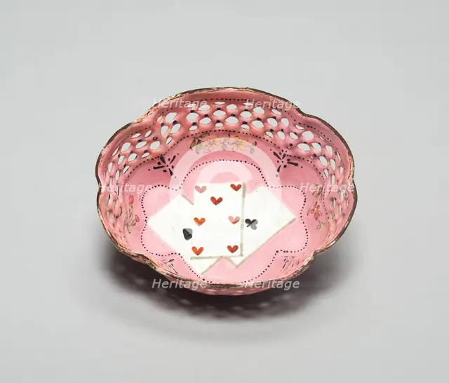 Counter Tray, South Staffordshire, c. 1790. Creator: Staffordshire Potteries.