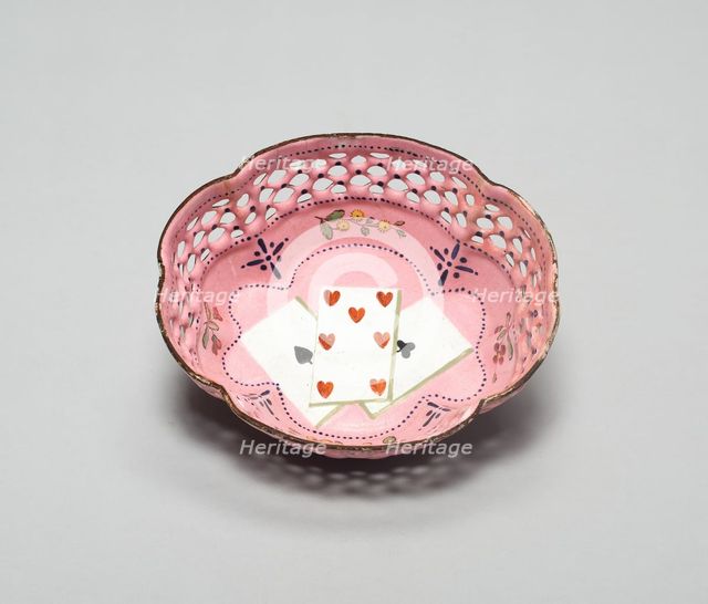Counter Tray, South Staffordshire, c. 1790. Creator: Staffordshire Potteries.