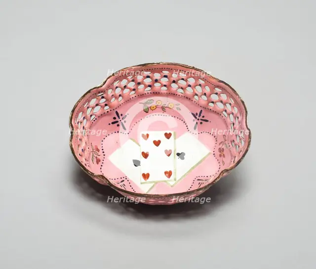 Counter Tray, South Staffordshire, c. 1790. Creator: Staffordshire Potteries.