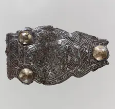 Counter Plate from a Belt Buckle, Frankish, 675-725. Creator: Unknown