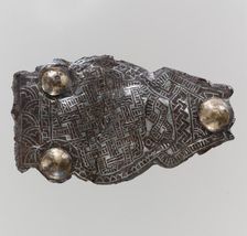 Counter Plate from a Belt Buckle, Frankish, 675-725. Creator: Unknown