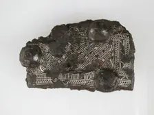 Counter Plate of a Belt Buckle, Frankish, 4th-7th century. Creator: Unknown