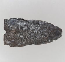 Counter Plate of a Belt Buckle, Frankish, 6th-7th century. Creator: Unknown